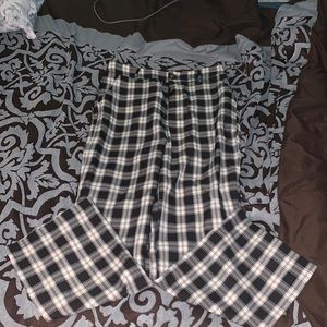 Professional plaid pants